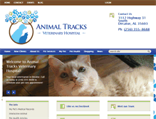 Tablet Screenshot of animaltracksdecatur.com
